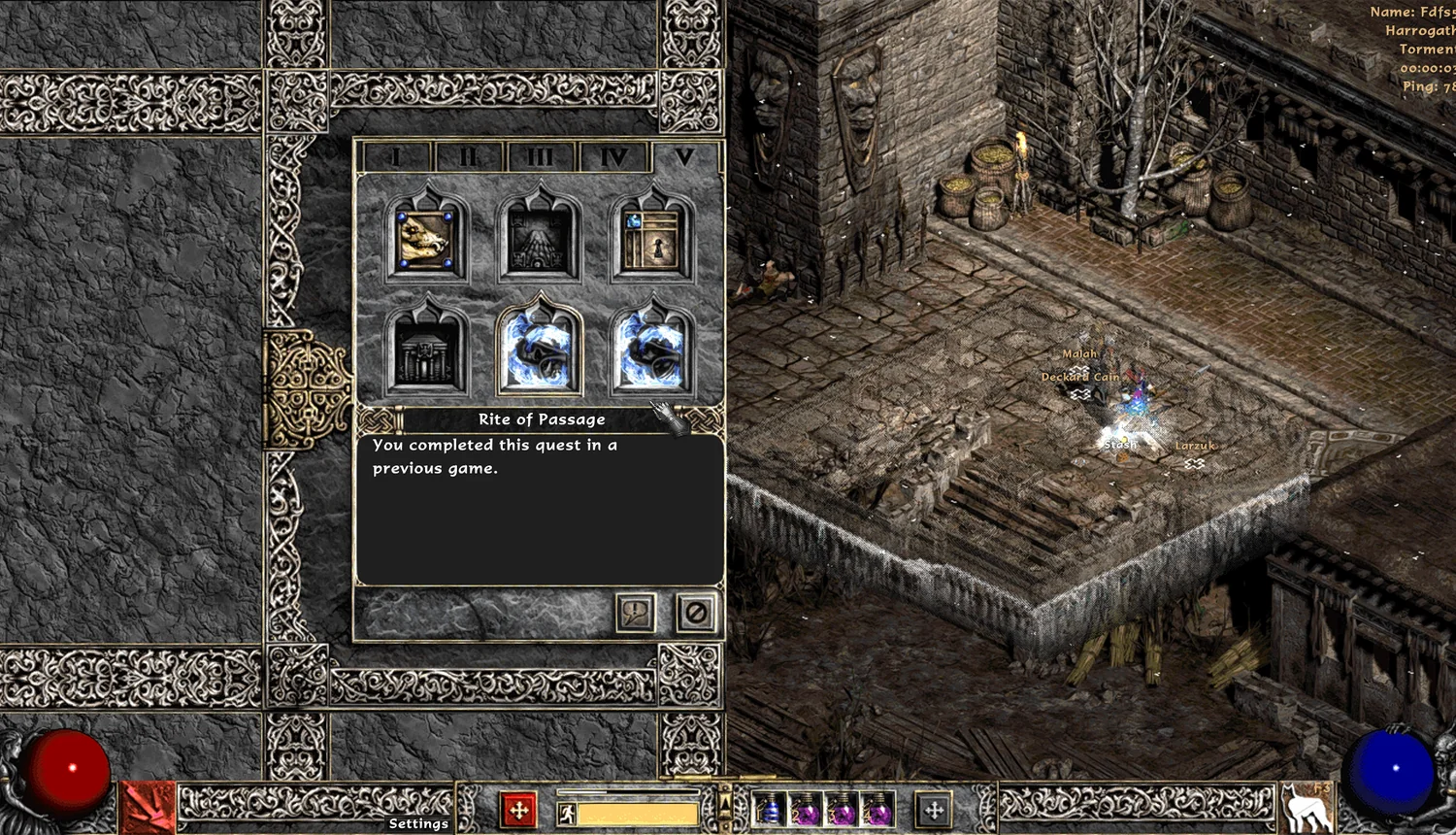 DEV D2 difficulty progression beyond Hell