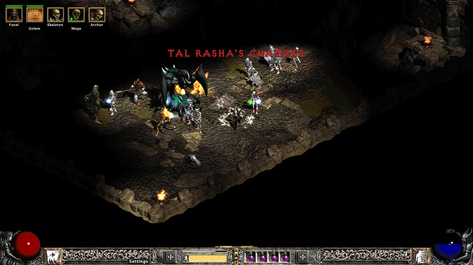 DEV D2 gameplay in Tal Rasha's Chamber